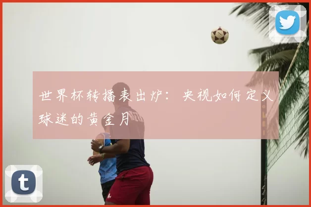 世界杯转播表出炉:央视如何定义球迷的黄金月