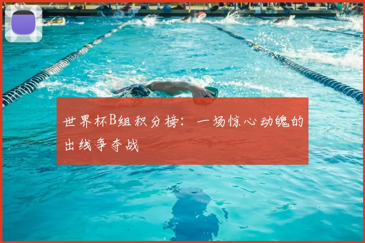 世界杯B组积分榜:一场惊心动魄的出线争夺战